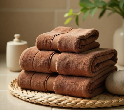 Golden Glow Soft Touch Towels – 2 Pc