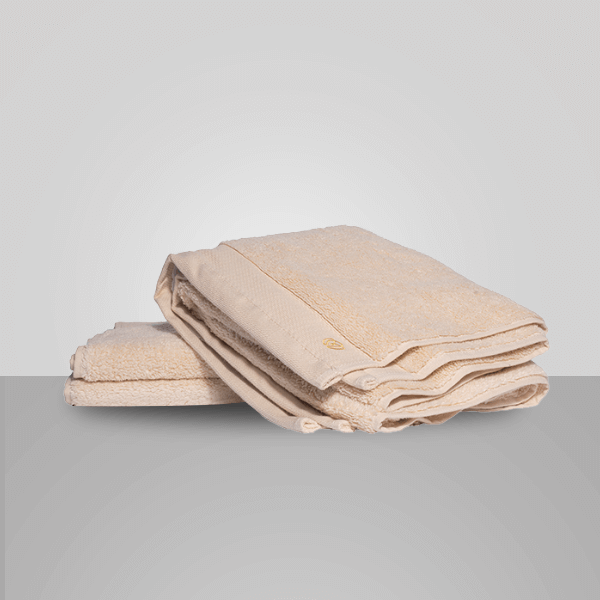 Lea Blanc Hand Towel (Stone)