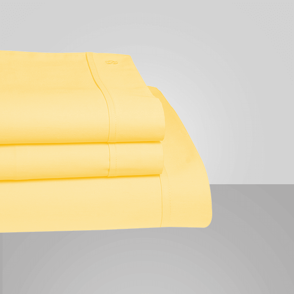 Lea Blanc Bed Linen (Maize)