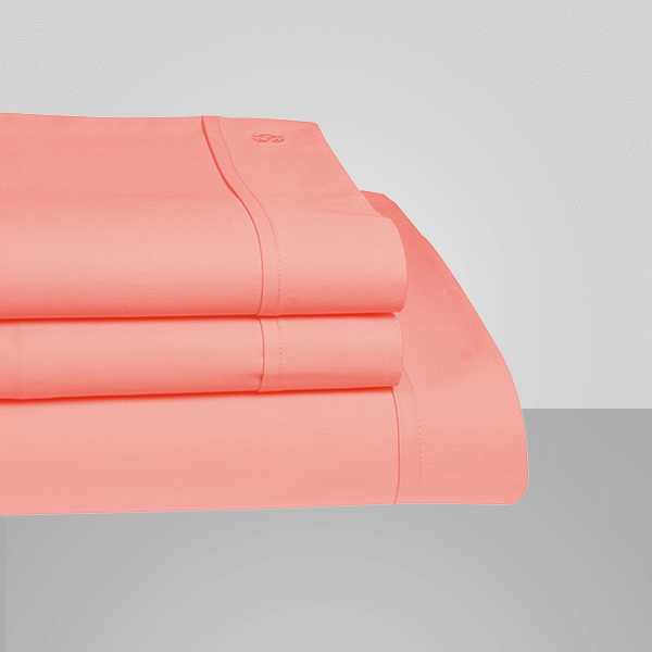 Lea Blanc Bed Linen (Peach)