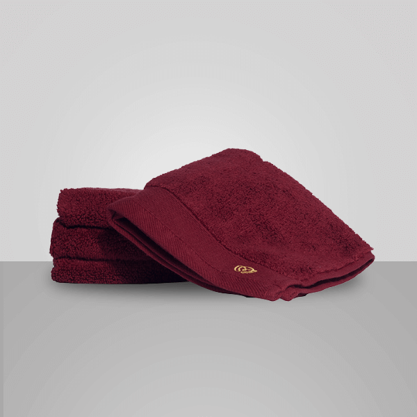 Lea Blanc Wash Towel (Burgundy)