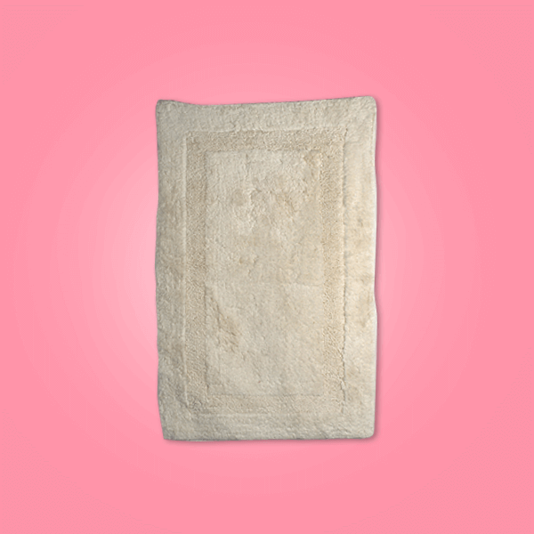 Palazzo Verona Bath Rug (Ivory)