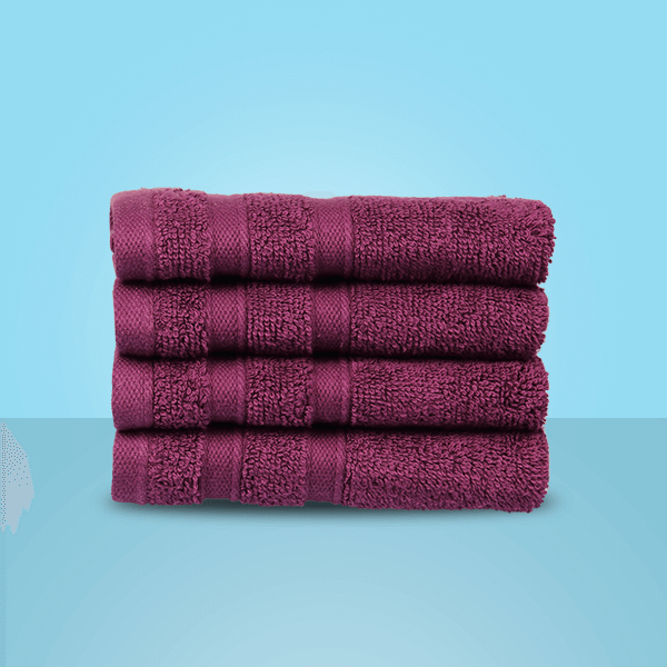 Shiro Osaka Wash Towel (Plum Purple)