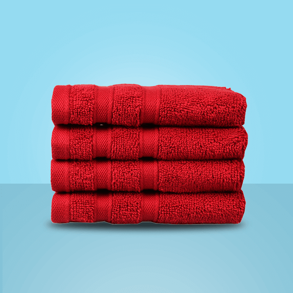 Shiro Osaka Wash Towel (Persian Red)